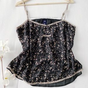 Y2K Floral Double Layered Tank Top